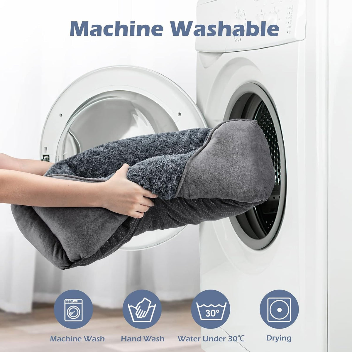 Premium Orthopedic Washable Dog Bed with Non-Slip Bottom