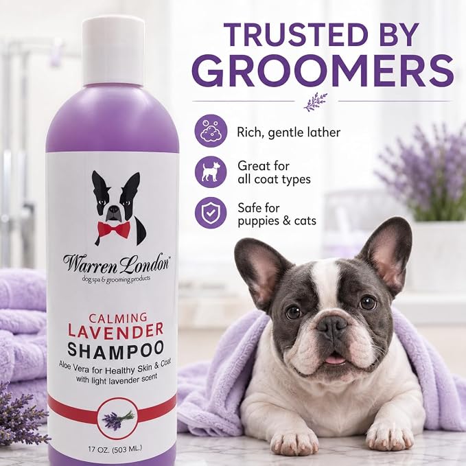 Calming Lavender & Chamomile Soothing Dog Shampoo (17 fl oz)