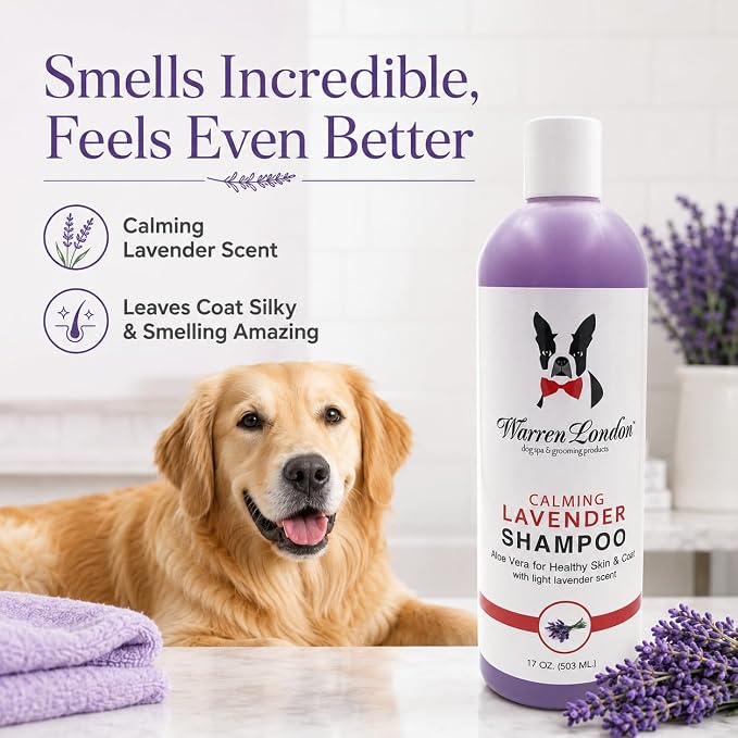 Calming Lavender & Chamomile Soothing Dog Shampoo (17 fl oz)