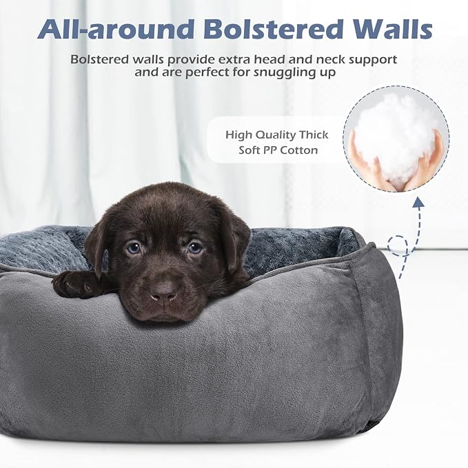 Premium Orthopedic Washable Dog Bed with Non-Slip Bottom